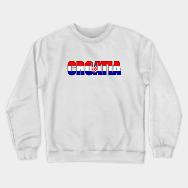 Croatia Crewneck Sweatshirt by SeattleDesignCompany